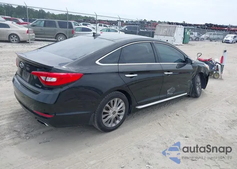 2015 Hyundai Sonata Limited z USA, uszkodzony, nr VIN 5NPE34AF0FH097056